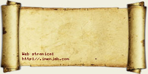 Valentina Mečanin vizit kartica